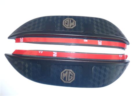 Mg Hs Wing Mirror Rain Shields Deflectors With Mg Logo Stunning Uk