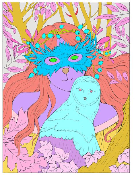 The Owl Lady By Semisweet0 On Deviantart