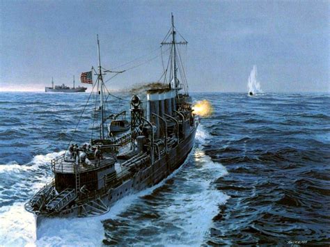 Uss Ward The First Shot By Tom Freeman Dec 7 1941 Rimaginarywarships