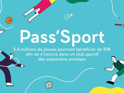 Le Pass Sport 50 Euros Pour Les Jeunes De 6 à 18 Ans Pour S Inscrire Dans Un Club De Sport