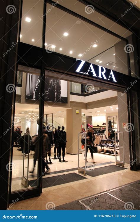 Zara Fashion Store Editorial Stock Photo Image Of Shop 116706713