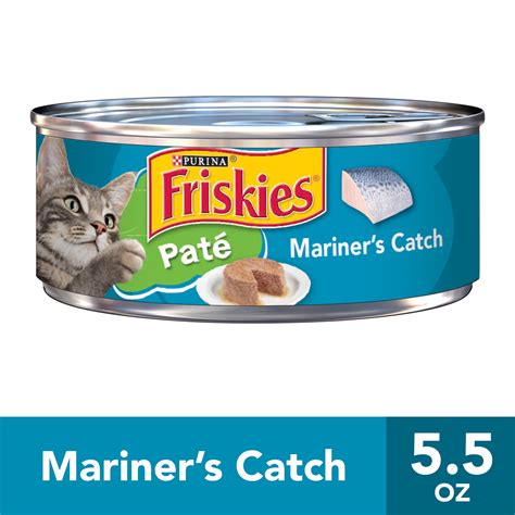 Purina Friskies Pate Wet Cat Food Mariners Catch 55 Oz Can