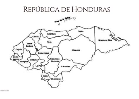 Mapa Honduras Departamentos Buscar Con Google Doctors Note Template