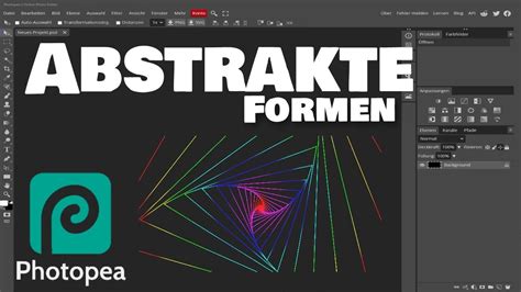 Photopea Abstrakte Formen Erstellen Abstract Shapes YouTube