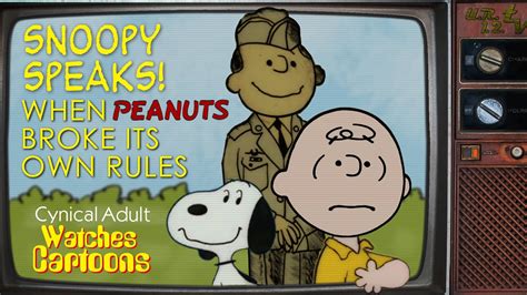 Snoopy Speaks And Other Times Peanuts Broke Its Own Rules Cynical Adult Watches Cartoons