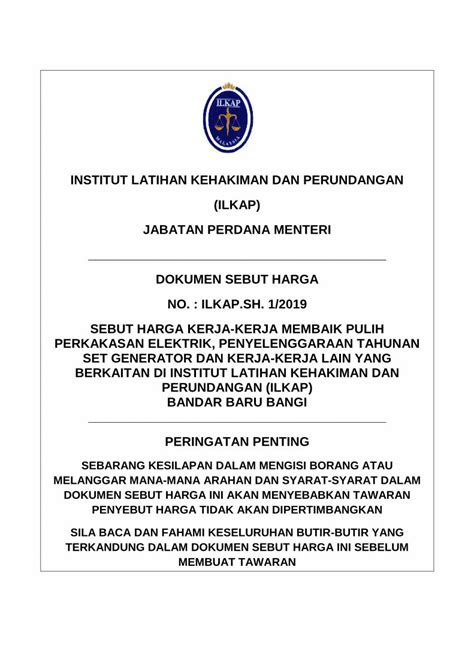 Pdf Institut Latihan Kehakiman Dan Perundangan Dengan Lembaga