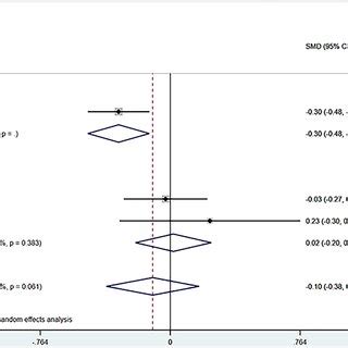 The Subgroup Analysis Of The Effect Of Physical Activity Intervention