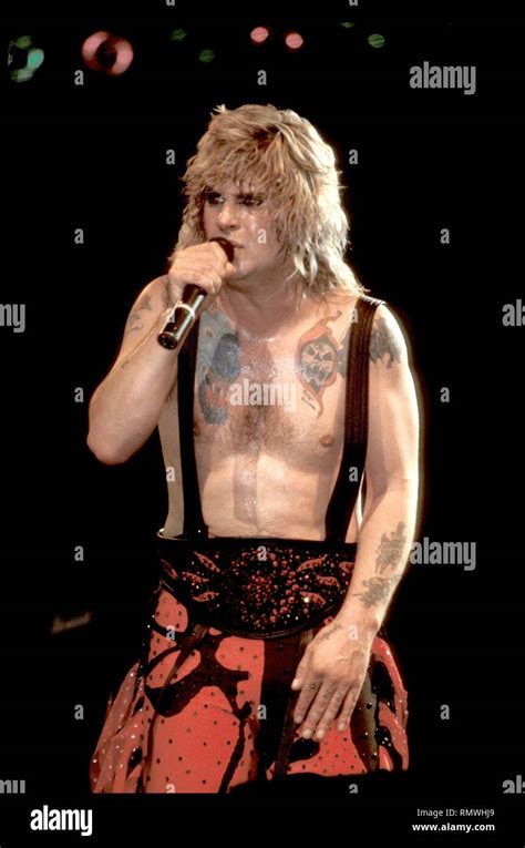 Singer and songwriter Ozzy Osbourne is shown performing on stage during ...