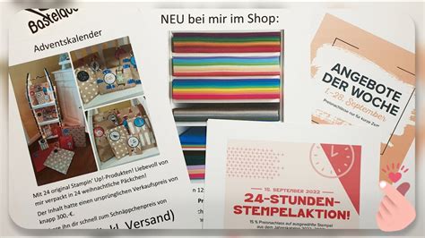 Info Adventskalender Bestellbar H Aktion Und Mehr Stampin Up