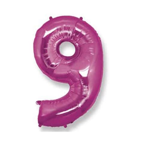 Palloncino In Mylar Numero Fucsia Cm Rocca Fun Factory Dalmasso