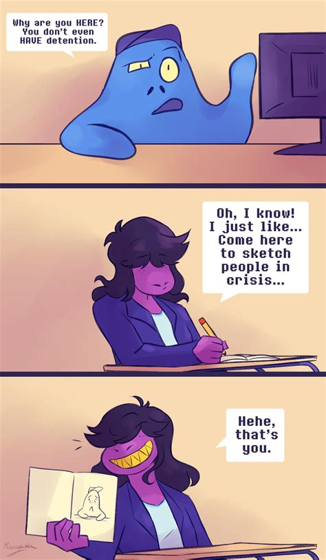 Detention | Deltarune | Undertale comic, Undertale comic funny, Undertale