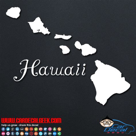 Hawaiian Islands Sticker