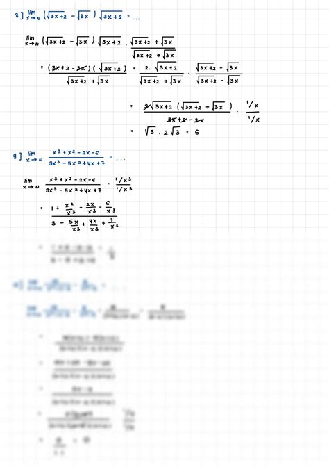 Solution Matematika Latihan Soal Limit Studypool