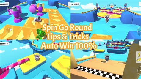 Stumble Guys Spin Go Round Tips And Tricks Auto Win Youtube