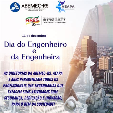 De Dezembro Dia Do Engenheiro E Engenheira Aeapa