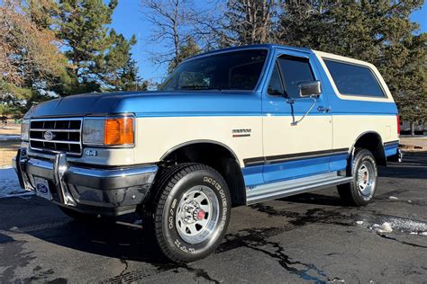 1989 Ford Bronco XLT 4x4 For Sale On BaT Auctions Sold For 25 250 On