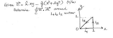 Solved Given Exxy−yx22y2vm Determine ∀e⋅de Around