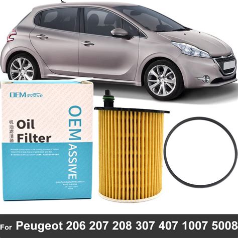 Buy Oil Filter For Peugeot 206 207 208 307 1007 5008 308 407 SW 508