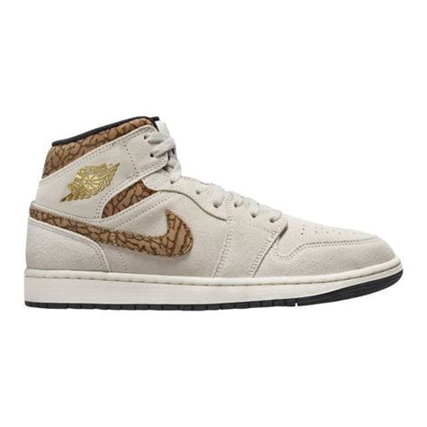 Nike Air Jordan Mid Se Brown Elephant Light Orewood Brown Metallic