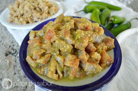 Chicharrón en salsa verde muy fácil rico Pizca de Sabor Receta