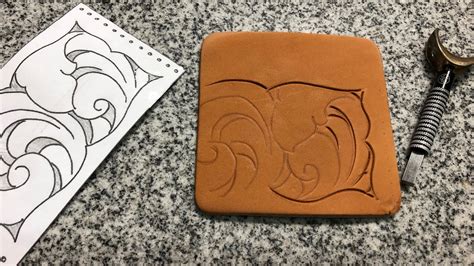 How To Transfer A Tooling Pattern Onto Leather YouTube