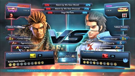 Hwoarang VS Eddy Gordo TGO Online Ranked Matches Tekken 7