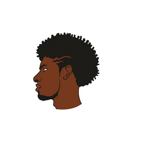 Black Man Svg Afro Man Svg Hairstyle Svg Beard Svg Afro Inspire