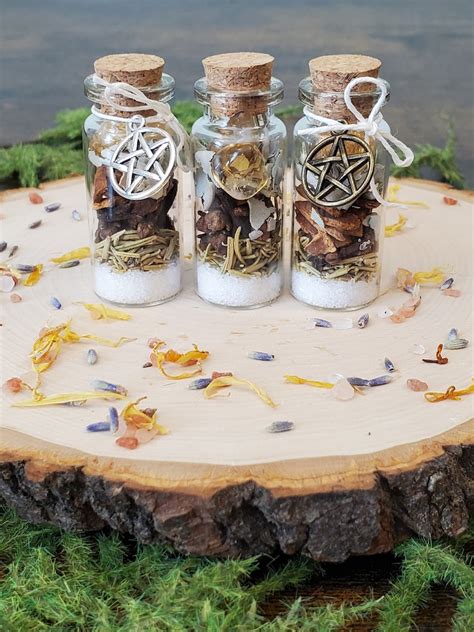 Productivity Spell Jars Spell Bottles Intention Jars Intention Bottles Witch Bottle Witchy