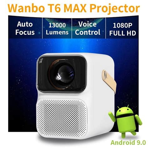 Wanbo T6 Max Projector 4k 1080p Android 9 0 Mini Projector 650ansi