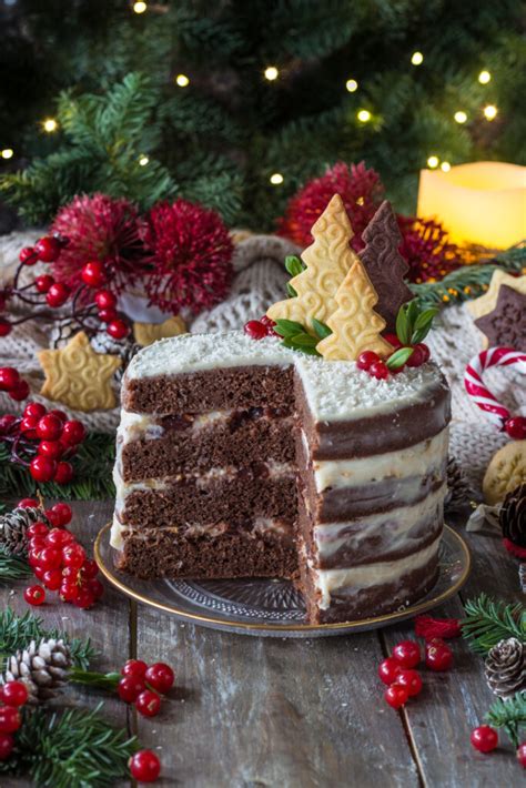 Torta Di Natale Vegan Naked Cake Deliziosa Scenografica E Semplice