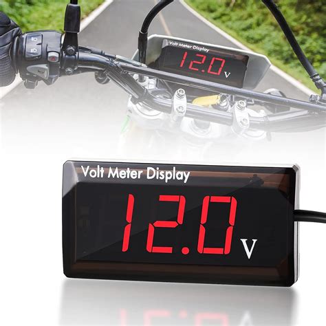 DC 12V Auto Digital Voltmeter LED Anzeige Spannungsmesser