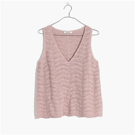 Madewell Tops Madewell Crocheted Sweater Tank Poshmark