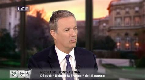 Le Député du Jour Nicolas Dupont Aignan député de lEssonne Vidéo