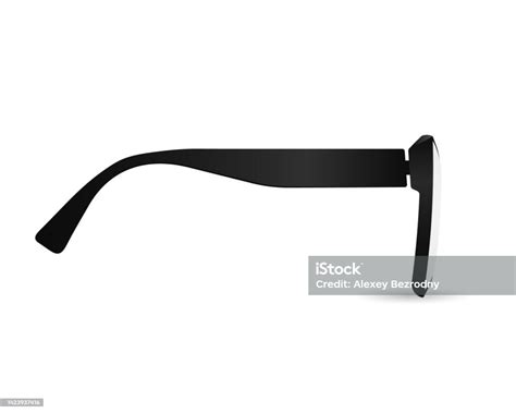 Black Glasses Side View Template Stock Illustration Download Image Now Eyeglasses Side View