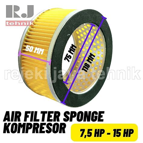 Tools Spare Parts Air Filter Sponge Kompresor Angin Hp Hp