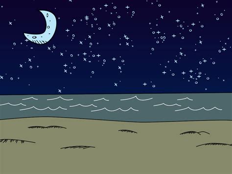 Loud House Background Beach At Night By Christopia1984 On Deviantart