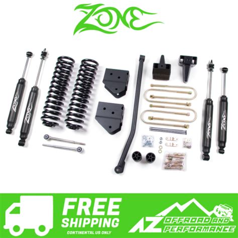 Zone Offroad 4 Suspension System Lift Kit For 05 07 Ford F250 F350