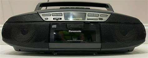 Panasonic Rx Ds17 Portable Cd Cassette Radio Boombox With Reverb