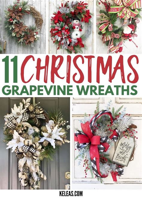 11 Christmas Grapevine Wreaths That'll Spread Some Cheer