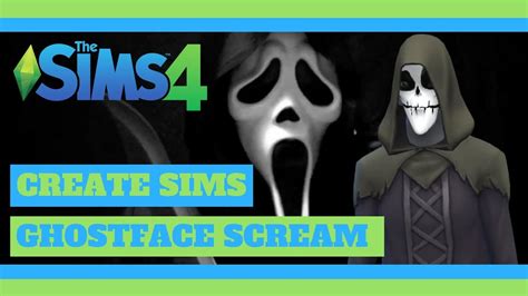 The Sims 4 Create Sims Ghostface Nocc Youtube