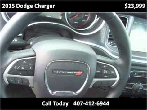 2015 Dodge Charger Used Cars Orlando FL YouTube