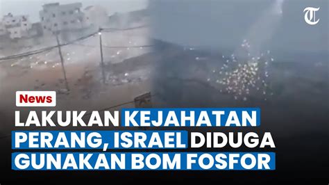 Lakukan Kejahatan Perang Israel Diduga Pakai Bom Fosfor Putih Saat