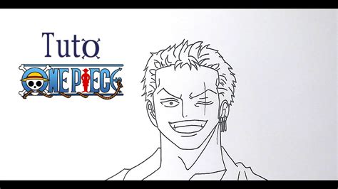 Comment Dessiner Zoro Roronoa Facilement [tuto] One Piece Youtube