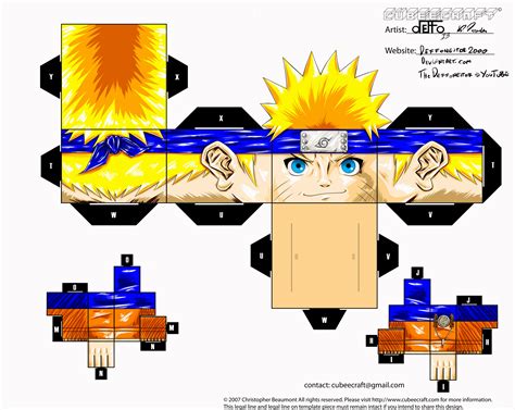 Naruto Cubeecraft Parte By Deffoneitor On Deviantart