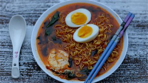 কোরিয়ান স্পাইসি রমেন Korean Spicy Ramen Tasty Ramen Noodles Recipe