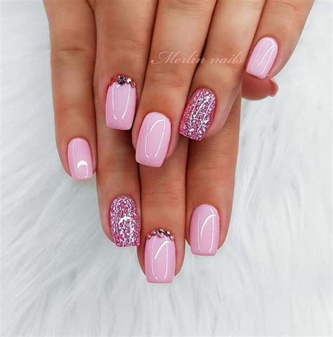 Top 55 Easy Nail Designs For Short Nails Güzel Tırnaklar Tırnak şekli Pembe Tırnaklar