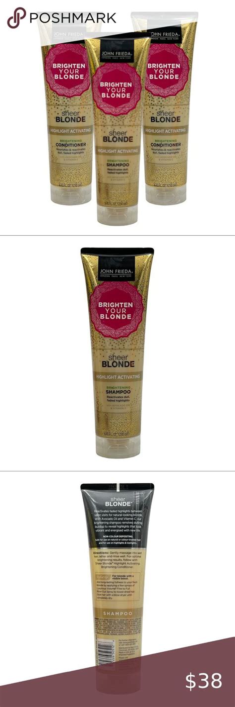 John Frieda Sheer Blonde Highlight Brightening Shampoo 2