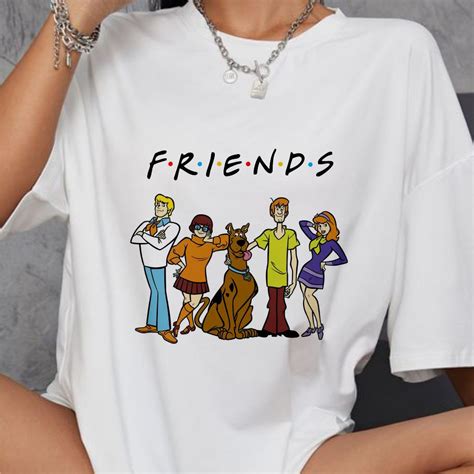 Camiseta Scooby Doo Salsicha Velma Daphne Fred Friends Asthetic Camisa