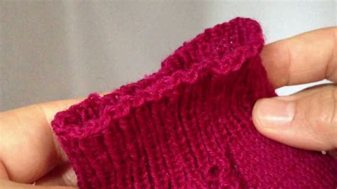 Stricken lernen Maschen Strickstück abketten dehnbar YouTube