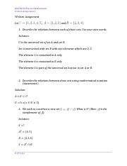 Math Wa Pdf Math Discrete Mathematics Written Assignment